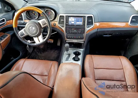 2013 Jeep Grand Cherokee Overland z USA, uszkodzony, nr VIN 1C4RJFCTXDC524323